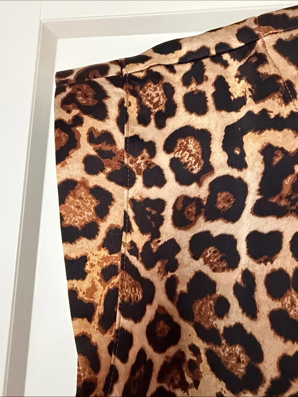 LOFT Leopard Print Cap Sleeve Blouse - Tan & Black